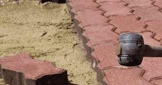 Укладка плитки на песок в Кузнецке в октябре