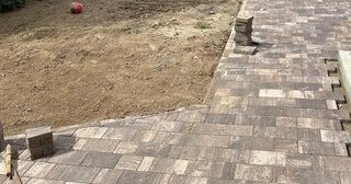 Профессиональная укладка тротуарной плитки на клей в Кузнецке в октябре