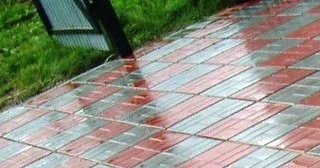 Профессиональная укладка цементной тротуарной плитки в Кузнецке в октябре