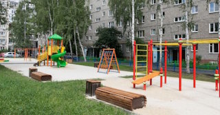 Благоустройство детской площадки во дворе от 1981 руб. в Кузнецке