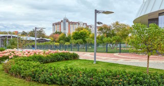 Профессиональное озеленение улиц в Кузнецке в октябре
